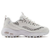 Skechers D'Lites Wildcats Memory Foam Womens Sneaker Hafızalı Taban Kadın Günlük Spor Ayakkabı Krem