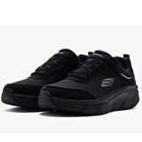 Skechers D'lux Walker 2.0 - Durven Memory Foam Mens Black Sneaker Hafızalı Taban Kadın Günlük Spor Ayakkabı Siyah
