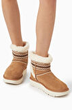UGG Women's Classic Mini Atherson Boot Kadın Hakiki Süet Deri İçi Koyun Yünlü Bot Kahverengi