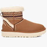 UGG Women's Classic Mini Atherson Boot Kadın Hakiki Süet Deri İçi Koyun Yünlü Bot Kahverengi