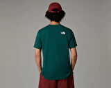 The North Face M Ss Sımple Dome Tee Erkek Outdoor Tişörtü NF0A87NG6GI1 Yeşil