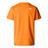 Simple Dome Erkek Turuncu Outdoor T-Shirt NF0A87NG6HI1