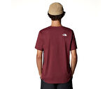 The North Face M Ss Simple Dome Tee Erkek Outdoor Tişörtü NF0A87NG0VO1 Kırmızı