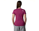The North Face W Ss Sd Slim Tee Kadın Günlük Tişört NF0A87NH6EO1 Pembe
