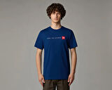The North Face M Ss Never Stop Exploring Tee Erkek Outdoor Tişörtü NF0A87NSD1R1 Mavi