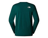 The North Face M L/S Simple Dome Tee Erkek Günlük Uzun Kollu Tişört NF0A87QN6GI1 Yeşil