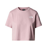 Simple Dome Cropped Kadın Pembe Outdoor T-Shirt NF0A87U40SO1