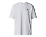 The North Face U Axys Oversized S/S  Tee Erkek Günlük Tişört NF0A8C1RFN41 Beyaz