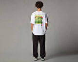 The North Face U Axys Oversized S/S  Tee Erkek Günlük Tişört NF0A8C1RFN41 Beyaz
