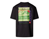 The North Face U Axys Oversized S/S  Tee Erkek Günlük Tişört NF0A8C1RJK31 Siyah