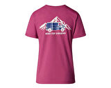 The North Face W Ss Outdoor Graphic Tee Kadın Outdoor Tişörtü NF0A8C226EO1 Pembe