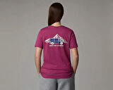 The North Face W Ss Outdoor Graphic Tee Kadın Outdoor Tişörtü NF0A8C226EO1 Pembe