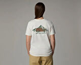 The North Face W Ss Outdoor Graphic Tee Kadın Outdoor Tişörtü NF0A8C22QLI1 Beyaz