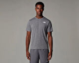 The North Face M 24/7 S/S Tee Reg Erkek Outdoor Tişörtü NF0A894BDYY1 Gri