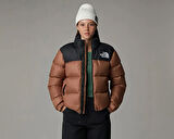 The North Face W 1996 Retro Nuptse Jacket Kadın Outdoor Montu (700 Dolgu Kaz Tüyü) NF0A3XEO58W1 Kahverengi