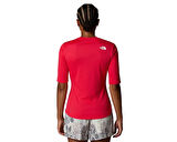 The North Face W Shadow Ss Kadın Outdoor Tişörtü NF0A87TW6IE1 Kırmızı