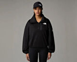 The North Face W Ma Fleece interest 1/4 Zip Kadın Outdoor Sweatshirts NF0A8BFPJK31 Siyah