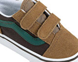 Vans Old Skool V Bebek Günlük Ayakkabı VN000CTGBF01 Kahverengi