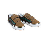 Vans Old Skool V Çocuk Günlük Ayakkabı VN000CYABF01 Kahverengi