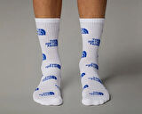 The North Face Everyday Crew Sock Logo - 2P Çorap (2 Çift) NF0A8BRBR091 Beyaz