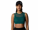 The North Face W Refina Double-Layer Bra Kadın Sporcu Sütyeni NF0A891K6GI1 Yeşil