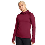 Launch Cw Balaclava Hd Kadın Bordo Koşu T-Shirt 1386350-625