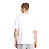 Heavyweigt Oversized Erkek Beyaz Günlük Stil T-Shirt 1386803-100