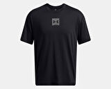Under Armour Ua M Hw Os Sm Box Ss Erkek Günlük Tişört 1386803-001 Siyah