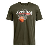 Heavyweight Erkek Yeşil Basketbol T-Shirt 1387376-390