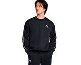 Under Armour Ua Icon Fleece Crew Taping Erkek Günlük Sweatshirts 1389357-001 Siyah