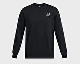 Under Armour Ua Icon Fleece Crew Taping Erkek Günlük Sweatshirts 1389357-001 Siyah