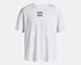 Under Armour Ua M Hw Os Sm Box Ss Erkek Günlük Tişört 1386803-101 Beyaz