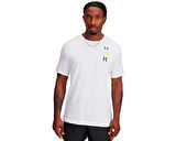 Under Armour Ua M 60/40S Evol Logo Ss Erkek Günlük Tişört 1390165-100 Renkli