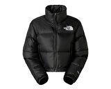 The North Face W Nuptse Short Jacket Kadın Outdoor Montu (700 Dolgu Kaz Tüyü) NF0A5GGEGOG1 Siyah