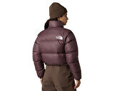 The North Face W Nuptse Short Jacket Kadın Outdoor Montu (700 Dolgu Kaz Tüyü) NF0A5GGEBQ71 Gri