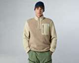 The North Face M Yumiori 1/4 Zip Erkek Outdoor Çeyrek Fermuarlı Polar Ceket NF0A883SEOZ1 Gri