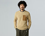 The North Face M Kecha Crew Erkek Outdoor Sweatshirts NF0A8CS9QV31 Haki