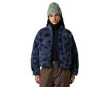 The North Face W Extreme Pile Fz Jacket 2 -Print Kadın Outdoor Polar Ceket NF0A8D5XD3O1 Lacivert