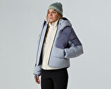 The North Face W Cold Spell Cropped Down Jacket Kadın Kayak Montu (550 Dolgu Kaz Tüyü) NF0A87WTEHA1 Mavi