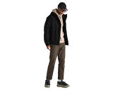 The North Face M Mtn Range Down Hooded Jacket Erkek Outdoor Montu (600 Dolgu Kaz Tüyü) NF0A88WDKX71 Siyah