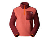 The North Face W Yumiori 1/4 Zip Kadın Outdoor Çeyrek Fermuarlı Polar Üst NF0A8E89EOW1 Kırmızı