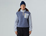 The North Face W Yumiori 1/4 Zip Kadın Outdoor Çeyrek Fermuarlı Polar Üst NF0A8E89EUO1 Mavi