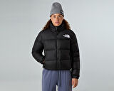 The North Face W 1996 Retro Nuptse Jacket Kadın Outdoor Montu (700 Dolgu Kaz Tüyü) NF0A3XEOGOF1 Siyah