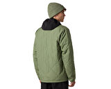 The North Face M Afterburner Insulated Flannel Erkek Outdoor Ceketi (Çift Tafaflı) NF0A82V3EXF1 Yeşil