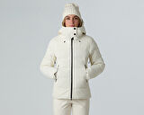 The North Face W Cirque Down Jacket Kadın Outdoor Montu (550 Dolgu Kaz Tüyü) NF0A87WSGOL1 Beyaz