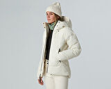 The North Face W Cirque Down Jacket Kadın Outdoor Montu (550 Dolgu Kaz Tüyü) NF0A87WSGOL1 Beyaz