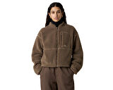 The North Face W Extreme Pile 2 Fz Jacket Kadın Outdoor Polar Ceket NF0A88ZBBOW1 Kahverengi