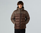 The North Face M Hke Kalix Down Hooded Jacket Erkek Outdoor Montu (700 Dolgu Kaz Tüyü) NF0A8D1Y1OI1 Kahverengi