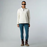 Glacier Fleece 1/4 Zip Kadın Beyaz Outdoor Polar NF0A8D2JQLI1