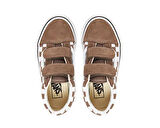 Vans Old Skool V Çocuk Günlük Ayakkabı VN000CYA1NU1 Kahverengi